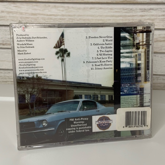 Five for Fighting Two Lights Album Audio CD New - Picture 3 of 3